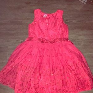A red children’s dress